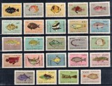 Mozambic 1951, Mi #385-408**, fauna, pesti, MNH! Cota 150 &euro;! RARA!!!, Nestampilat