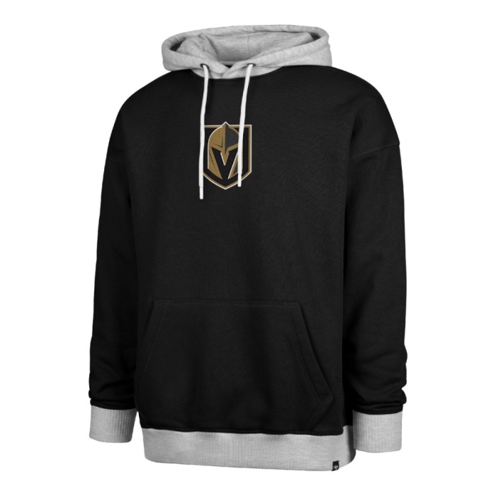 Vegas Golden Knights hanorac de bărbați cu glugă 47 Patch Drop Shoulder Hood black - M