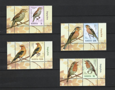 ROMANIA 2022 - PASARI CANTATOARE, VINIETA 1, MNH - LP 2391 foto