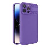 Husa cross compatibila cu apple iphone 13 pro max, super camera protect htpmag, lila