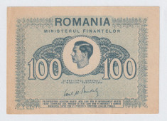 Romania, 100 lei 1945 * 3 foto