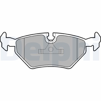 DELPHI LP555 set placute frana,frana disc foto