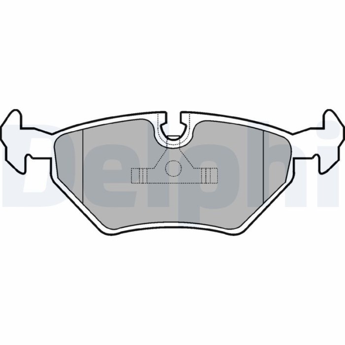 DELPHI LP555 set placute frana,frana disc