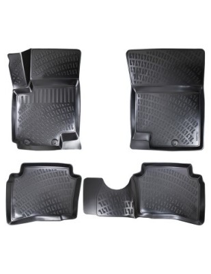 Set covorase auto din cauciuc tip tavita pentru Kia Soul I 2008-2014 foto