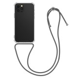 Husa pentru iPhone 12 Pro Max, Silicon, Transparent, 52732.22, Textil, Carcasa, Kwmobile