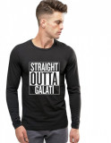 Cumpara ieftin Bluza barbati neagra - Straight Outta Galati - S, THEICONIC