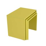 Cumpara ieftin Set 3 Masute Cafea Zigon Adore, 55 x 47 x 40 Cm