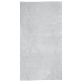 Cumpara ieftin Covor HUARTE, fir scurt, moale si lavabil, gri, 80x150 cm