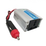 Invertor 12-220 V, putere 150 W, alimentare la bricheta masini, protectie supraincalzire