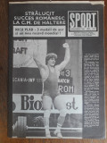 Revista Sport nr. 11 / 1986 / CSP