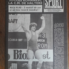 Revista Sport nr. 11 / 1986 / CSP
