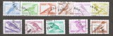 Benin &ndash; Lot 11 timbre Faună &ndash; Păsări exotice, serie completă, ștampilate -A80