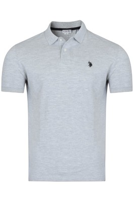 Tricou U.S. POLO ASSN. King gri foto