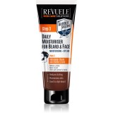 Revuele Men Care Solutions Barber Salon cremă hidratantă pentru față și barbă 80 ml