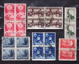 Romania 1949 - 1957 lot blocuri, Istorie, Stampilat