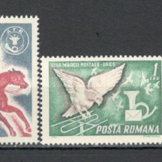 Romania.1965 Ziua marcii postale TR.206