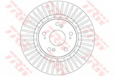 Disc frana HONDA ACCORD VIII (CU) (2008 - 2016) TRW DF6432S foto