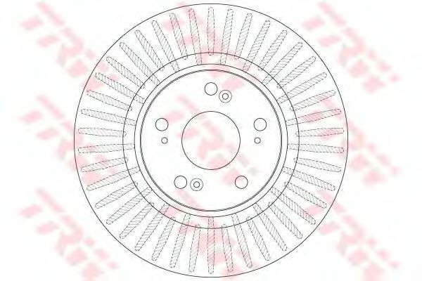 Disc frana HONDA ACCORD VIII (CU) (2008 - 2016) TRW DF6432S