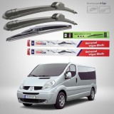 Cumpara ieftin Ștergătoare Renault Trafic II JL Bus L2H1 (2006&ndash;2014) Flat | Set Complet &ndash; TeamCar&reg;