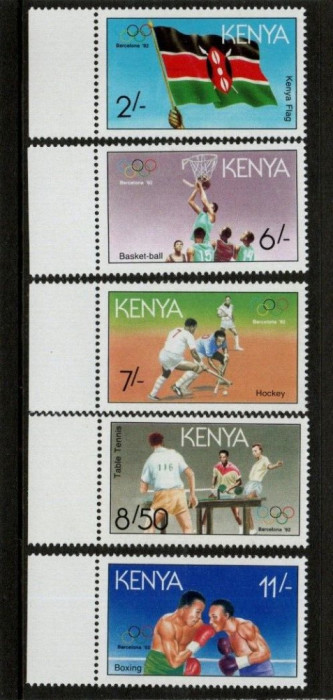 KENYA 1991 SPORT JOCURILE OLIMPICE BARCELONA