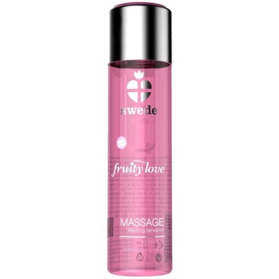 Ulei de Masaj Fruity Love, Efect de Incalzire, Aroma Vin Spumant de Capsuni, 60 ml foto