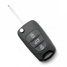 Hyundai - Carcasa cheie tip briceag, 3 butoane, lama pe stanga - GBZ-CC140 Brico DecoHome foto