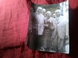 Fotografie de Presa Austria Bad-Ischl - Franz Lehar marele compozitor maghiar si faimosul tenor Richard Tauber , dim.=21,5x18cm , stampila speciala