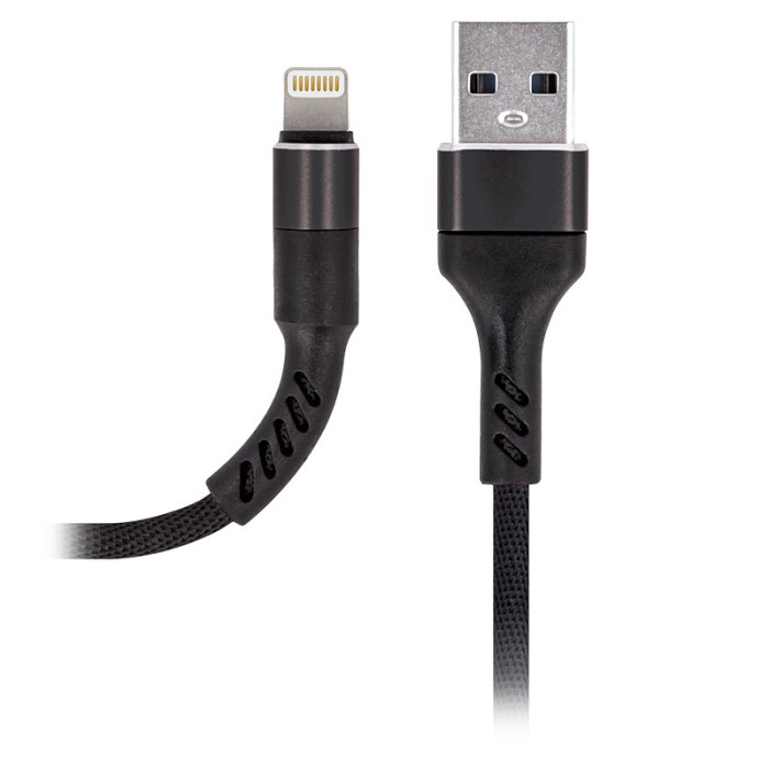 Cablu Date si Incarcare USB la Lightning MaXlife MXUC-01, 1 m, Negru