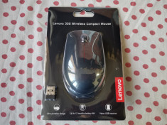 Mouse wireless Lenovo 300, Negru. foto