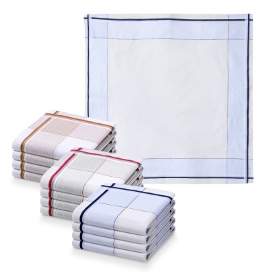 Set 12 Batiste de panza Jemidi, 40 x 40 cm, Multicolor, Bumbac, 55059.04 foto