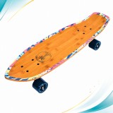 Skateboard Tropical Paradise Sofia CONCEPT&reg;,Class A 100 Kg,Aluminium, Abec-7 Chrome