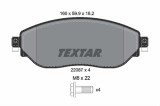 Set placute frana TEXTAR 2208701