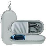 Asteroid GSM - Glasses Case (ETJ3) - PU, 16.5 x 6.5 x 4cm - Gray