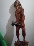 Statueta vintage Omul de Neanderthal