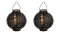 Lămpi solare &amp;quot;Flame&amp;quot;, negre, set de 2 - 3