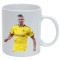 Cana alba personalizata &quot;Jucator fotbal Halland&quot;, INOVATIX&reg;. 330ml