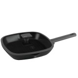 Cumpara ieftin Tigaie Grill Berlinger Haus BH 8127, 28cm, Anthracite, Capac Sticla, Inductie, Antiaderenta TitanPro, Fara PFOA
