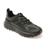 Pantofi sport GRYXX negri, A166, din material textil