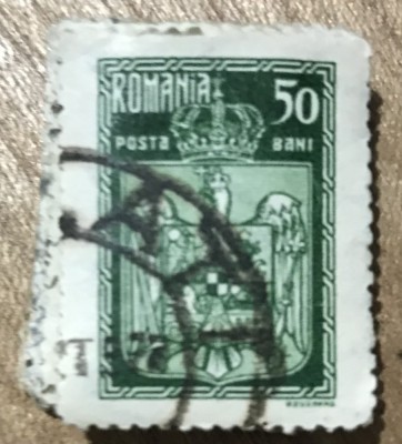 (FAV) Timbre Posta 50 Bani 1922 foto