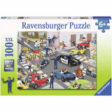 Cumpara ieftin PUZZLE PATRULA DE POLITIE, 100 PIESE, Ravensburger