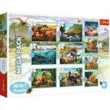 Cumpara ieftin Puzzle Trefl 10in1 Lumea Dinozaurilor