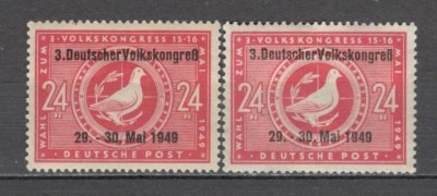 D.D.R.1949 ZONA SOVIETICA Alegeri ptr. congresul popular-supr. SD.8 foto