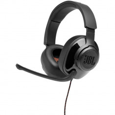 Casti Over-Ear JBL Quantum 300, Gaming, Multiplatforma, 3.5mm, USB, Microfon, Quantum Surround, Negru