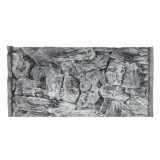 Fundal acvariu 3D 80 x 40 cm &ndash; GRI PIATRĂ