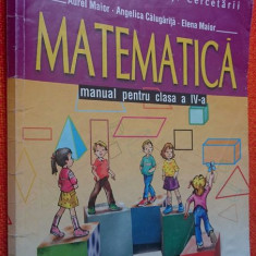Matematica Manual pentru clasa a IV-a - Aurel Maior, A. Calugarita 2006
