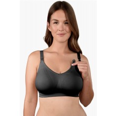 Sutien Alăptat fără Cusături și fără &Icirc;ntărituri - Negru - XL-XXL, Negru