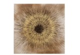 Cumpara ieftin Tablou decorativ canvas auriu maro Bold 100x3,5x100 cm