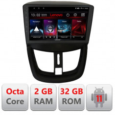 Navigatie dedicata Peugeot 207 D-PE01 Lenovo Octa Core cu Android Radio Bluetooth Internet GPS WIFI DSP 2+32 GB 4G KIT-PE01+EDT CarStore Technology