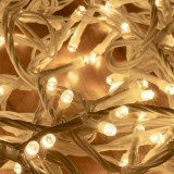 Ghirlandă cu LED-uri, cu legare &icirc;n serie, 10 m, IP44