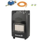 Cumpara ieftin Soba Gaz GPL Hausberg HB1010, 4.2kW, Aprindere Electrica, Arzator Ceramic, Butelie, Dispozitiv Siguranta, Anti-inclinare